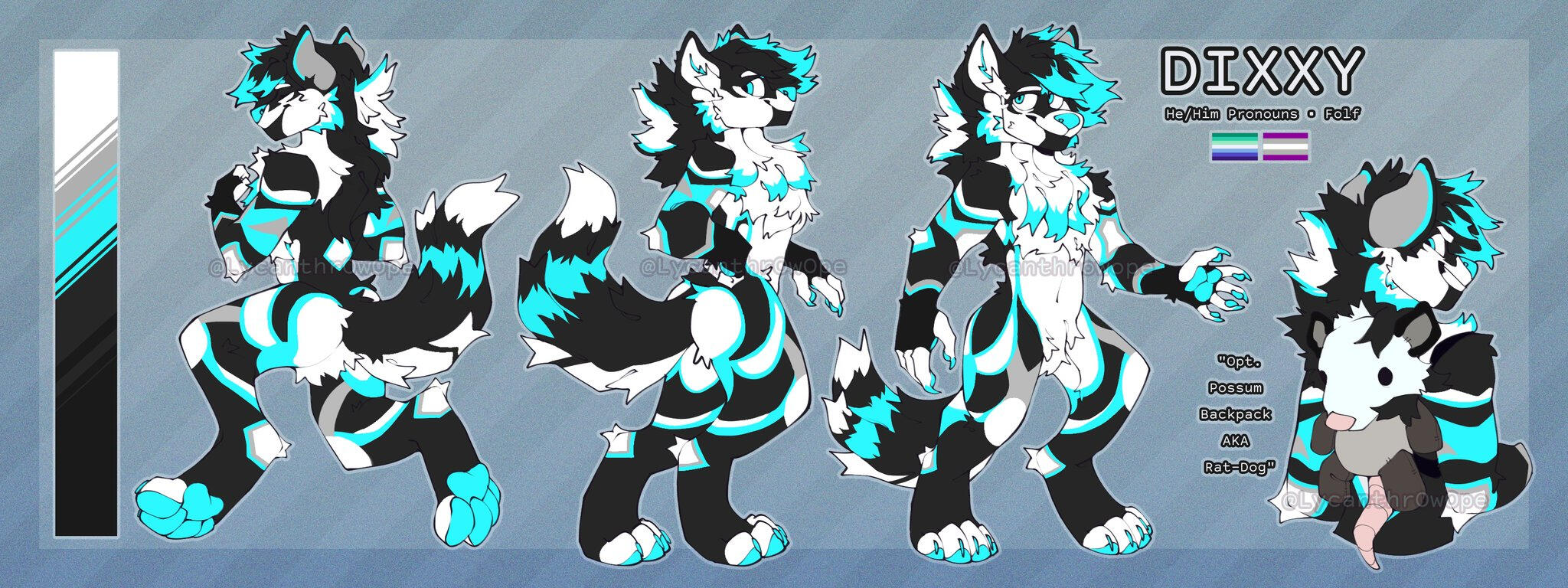 Lycan The Werehyena Reference Sheet